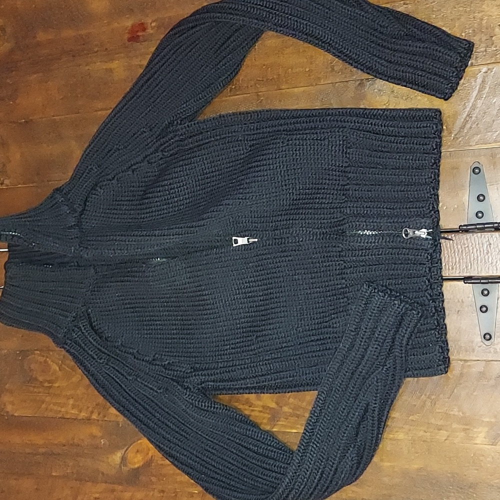 Cozy black sweater